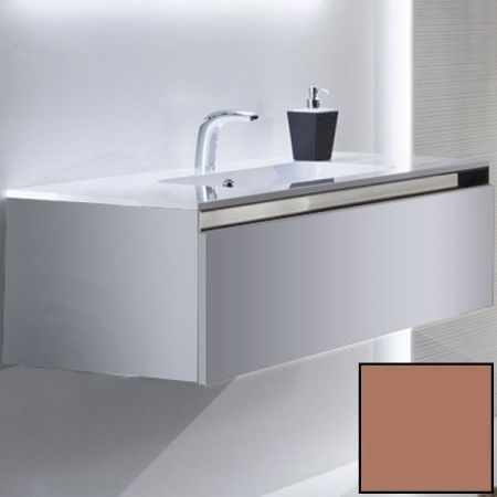 Тумба с раковиной SanVit Кубэ-1 80 kkube1080 в цвете Ral подвесная Капучино, артикул kkube1080