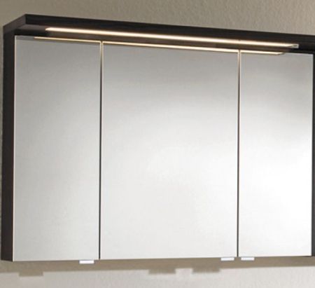 Puris Swing, зеркальный шкаф 900 мм, цвет чёрный структурный, артикул SET43902(155)