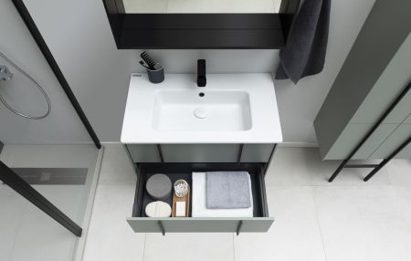 Тумба под раковину Allen Brau Reality 70 1.32004.CGM олива матовый