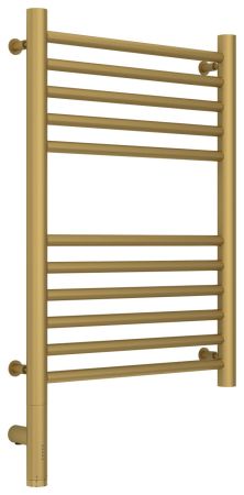 Полотенцесушитель электрический "БОГЕМА 3.0" прямая 600х400 / МЭМ левый (Матовое золото), артикул 032-5804-6040