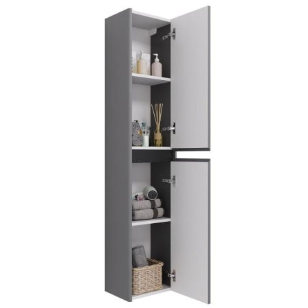 Пенал Dreja Luxury 35 см, серый базальт, артикул 99.2014