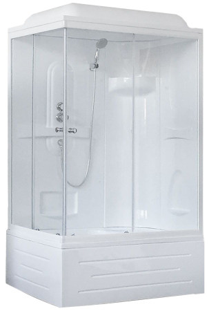 Душевая кабина Royal Bath RB 8120BP1-T (прозрачное) правая, артикул RB8120BP1-T-R