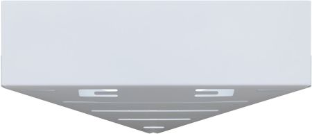 Полка Aquanet Магнум 28x28 белая матовая, угловая, артикул 00302237