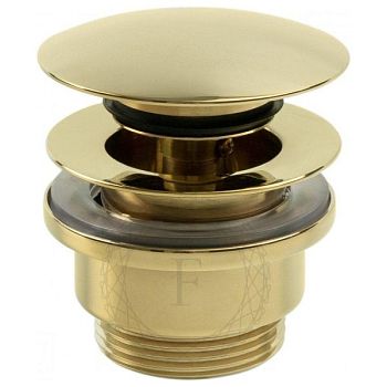 Донный клапан для раковины FILARETE FL75GO, золото