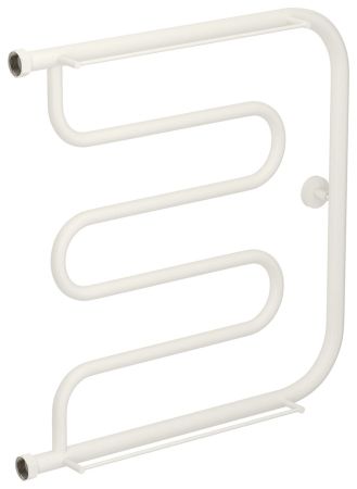 Полотенцесушитель водяной "Лира+" 2П 600х600 Н. Г. 1" (Матовый Белый), артикул 30-4012-6060