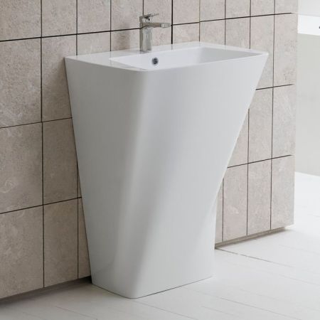 Azzurra Hera Раковина напольная  63х43х85 см, с 1 отв под смеситель, цвет белый