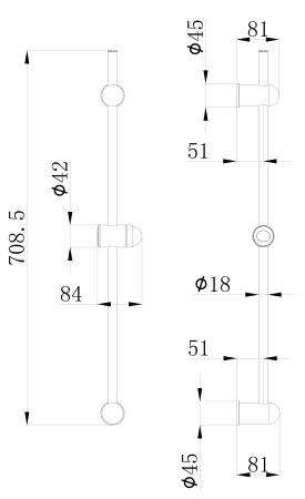 Душевая cтойка, артикул: VSR21, VODA