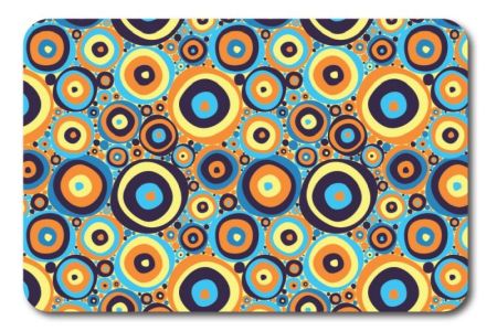 Комплект ковриков Veragio Carpet 68x45 VR.CPT-7200.07 с рисунком Bubbles, артикул VR.CPT-7200.07