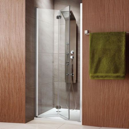 Душевая дверь в нишу Radaway Eos DWB 80 L профиль Хром стекло прозрачное Душевая дверь в нишу Radaway Eos DWB 80 L профиль Хром стекло прозрачное