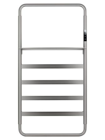Полотенцесушитель электрический WONZON & WOGHAND DÜSSELDORF, Брашированный никель (WW-A203-BR), артикул WW-A203-BR
