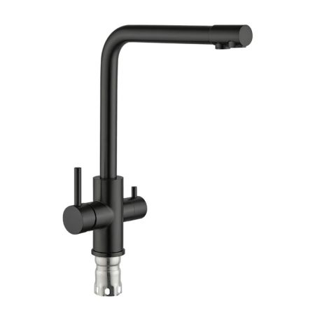 Смеситель для кухни с подключением к фильтру Fmark FS0862H, черный