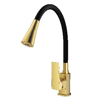 Смеситель для кухни с гибким изливом Prohanss P61.4406.03, золотой сатин