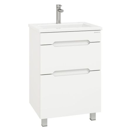 Тумба Onika Айленд 50 напольная, белая (ум. Сomo-50), артикул 105039