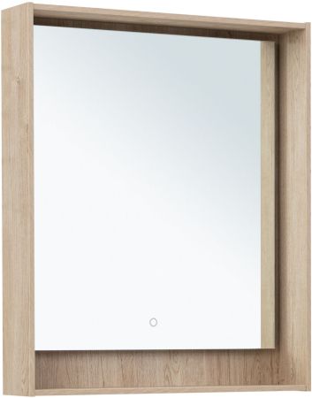 Зеркало Aquanet Милан 70 дуб светлый