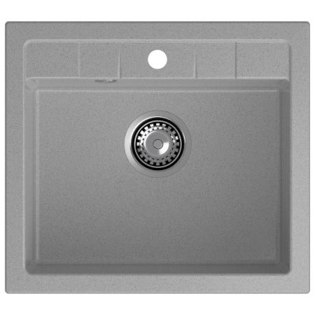 Кухонная мойка GranFest QUADRO 561, серый, артикул Q-561 серый