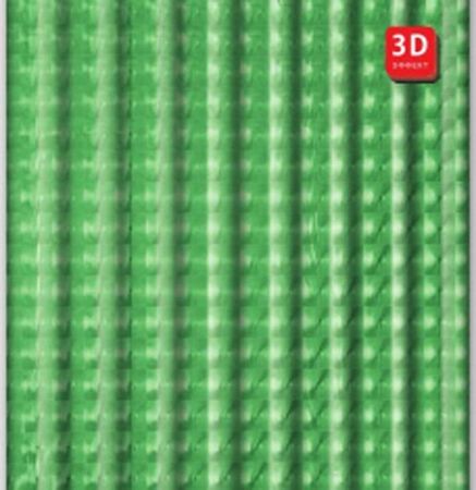 Штора для ванной FASHUN A8753, зеленый