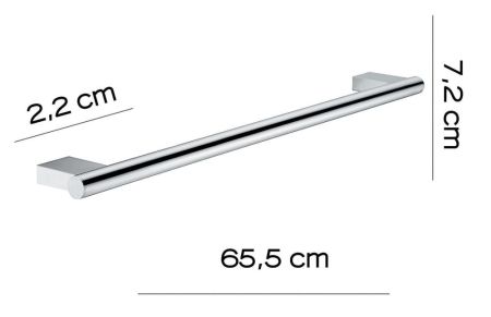 Gedy Canarie, полотенцедержатель, длина 65.5 см, цвет хром, артикул A221/60(13)
