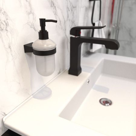 Дозатор жидкого мыла FIXSEN TREND FX-97812, черный, артикул FX-97812