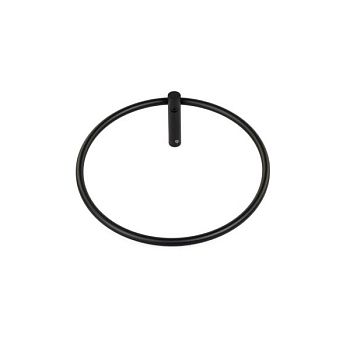 Stil Haus Hashi, полотенцедержатель - кольцо, цвет чёрный матовый