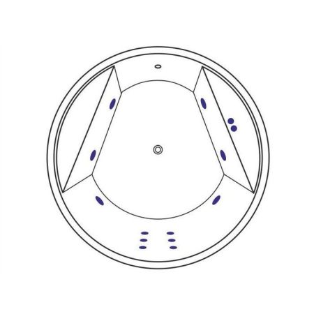 Ванна EXCELLENT Great Arc 160 "LINE" (золото), артикул WAEX.GRE16.LINE.GL