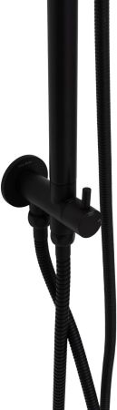 Душевая стойка Allen Brau Priority 5.31031-31 черный матовый, артикул 5.31031-31