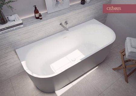 Акриловая ванна пристенная, цельная,  METAURO-INT-Wall-180-80-60, артикул METAURO-INT-Wall-180-80-60