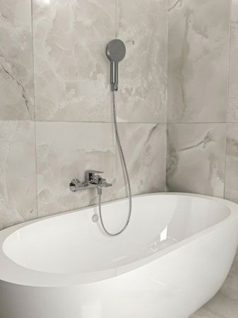 Смеситель для ванны Knotlor KN-32, хром, артикул KN-32