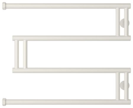 Полотенцесушитель, Сунержа, High-Tech model M+, водяной, ширина, мм-660, глубина, мм-65-80, высота, мм-528, межосевое расстояние-500, подключение-вертикальное слева/справа, мощность, Вт-251, присоединительный размер-НГ G 1", материал-нержавеющая сталь, на, артикул 12-4050-5065