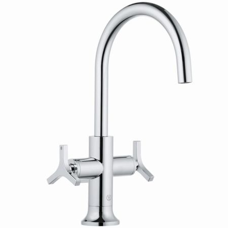 Смеситель для раковины  KLUDI NOVA FONTE Déco 201180539 (хром, L-17 H-32), шт, артикул 201180539