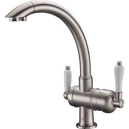Смеситель для кухни ZorG Clean Water ZR 327 YF NICKEL Никель, артикул ZR 327 YF NICKEL