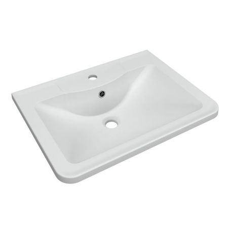 Раковина Florentina Аллегро 60 см 10.020.00600.001, белая, артикул 10.020.00600.001