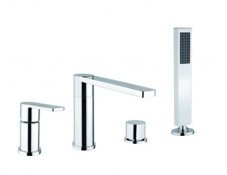 Смеситель на борт ванны CEZARES GLAM-BVDM4, артикул GLAM-BVDM4-OI