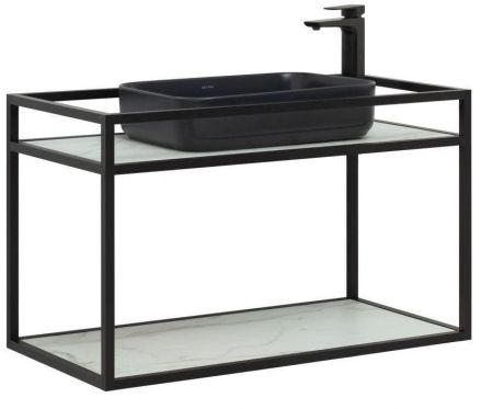 Консоль под раковину Allen Brau Liberty 90 1.33003.BB черный браш, артикул 1.33003.BB