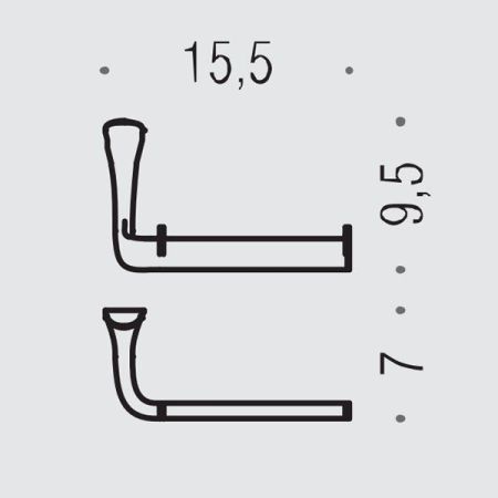 Colombo Land Держатель для бумаги, цвет: хром, артикул B2808.CR