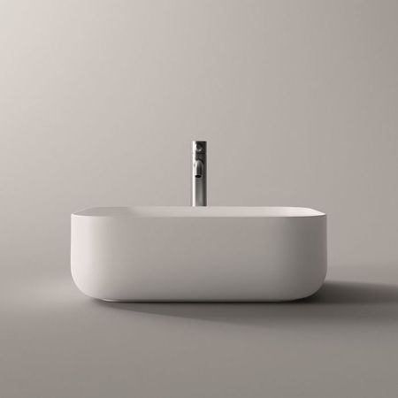 Раковина, Alice, Unica, ширина, мм-500, глубина, мм-370, высота, мм-165, тип установки-накладной (настольный), отверстия для смесителя-отсутствуют, без перелива, материал-керамика, вид грязеотталкивающего покрытия-Aliglaze+, цвет-белый матовый