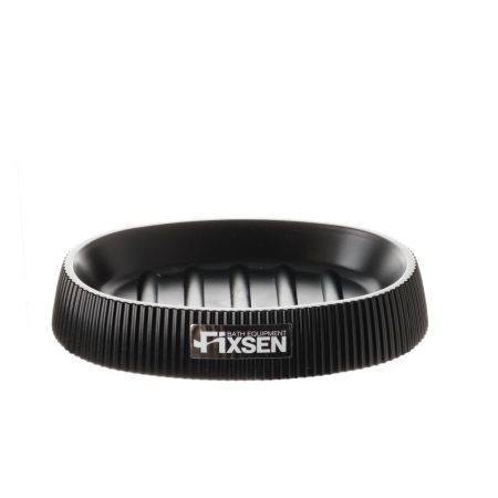 Мыльница FIXSEN BLACK BOOM FX-411-4, черный, артикул FX-411-4