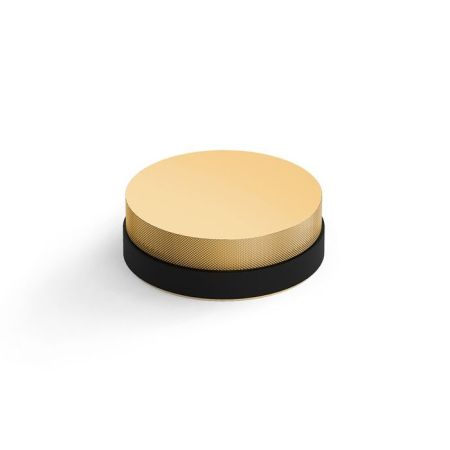 Decor Walther Club Дверной стопор 3.1x9x9см., круглый, цвет: золото, артикул 0509420