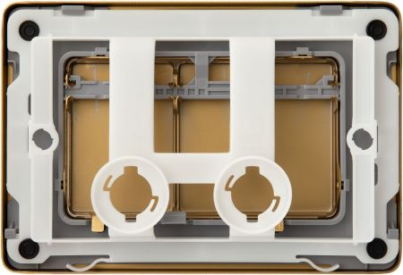 Клавиша смыва Allen Brau Infinity 9.20006.GB золото браш, артикул 9.20006.GB