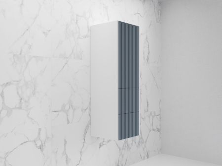 Пенал «Стокгольм» 360 см подвесной 2 ящика графит софт, артикул ЛС-00002317