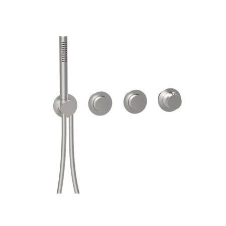 Смеситель для душа, Almar, 316 Stalnless Steel, на 2 потребителя, тип открывания воды-однорычажный, тип регулирования воды-термостатический картридж, монтаж-настенный встраиваемый, отверстия для монтажа-4, внутренняя часть-необходимо заказать, цвет-Stainl Смеситель для душа, Almar, 316 Stalnless Steel, на 2 потребителя, тип открывания воды-однорычажный, тип регулирования воды-термостатический картридж, монтаж-настенный встраиваемый, отверстия для монтажа-4, внутренняя часть-необходимо заказать, цвет-Stainl