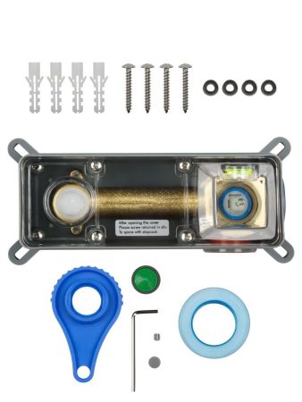 Смеситель для раковины встраиваемый WONZON & WOGHAND STICK, Брашированный никель (WW-88869017-BN)