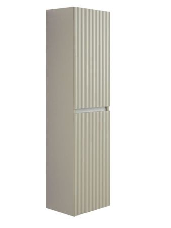 ELEGANT Пенал настенный, подвесной, Светло-серый матовый AM-ELEGANT-1500-2А-SO-GCM-LED, артикул AM-ELEGANT-1500-2А-SO-GCM-LED