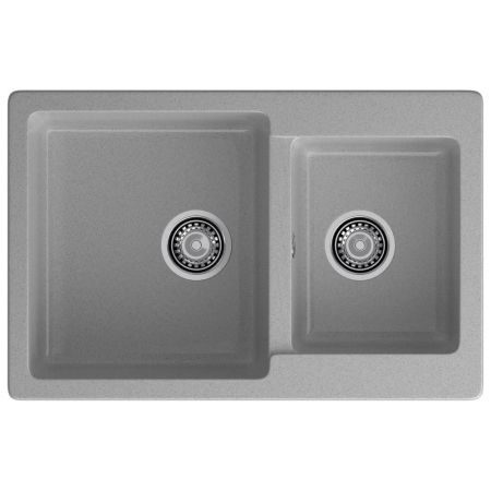 Кухонная мойка GranFest PRACTIK 780K, серый, артикул P-780K серый