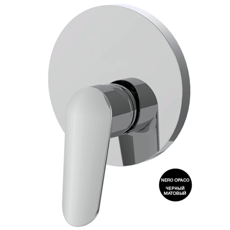 Fima Carlo Frattini Spot Смеситель для душа, встраиваемый, цвет: чёрный матовый, артикул F3009E1NS