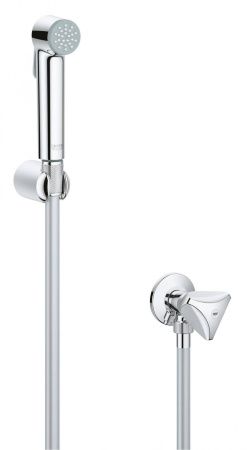 Набор для гигиенического душа GROHE Tempesta-F Trigger Spray (гигиенический душ, настенный держатель, шланг 1500 мм), хром (26357000)