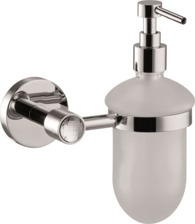 Sanibano Sahara, настенный стеклянный дозатор, цвет хром-кристаллы Swarovski crystal, артикул H9700/11CRС