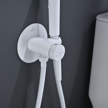 Гигиенический душ со смесителем Rose R235C, белый
