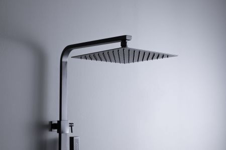 Душевая стойка Allen Brau Infinity 5.21029-31 черный матовый, артикул 5.21029-31