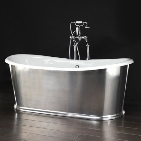 Devon REGAL Ванна чугунная 1820х810х705 cм, свободностоящая, отделанная с внешней стороны алюминиевыми листами, артикул DEREGAL