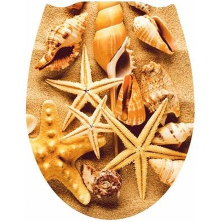 Сиденье для унитаза Fora FOR-LID04 Ракушка, артикул FOR-LID04